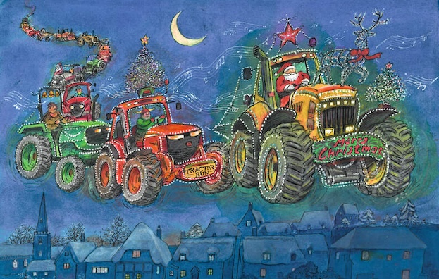 Christmas Tractor Racing